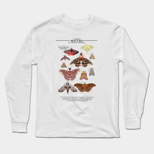 Moths of North America Long Sleeve T-Shirt